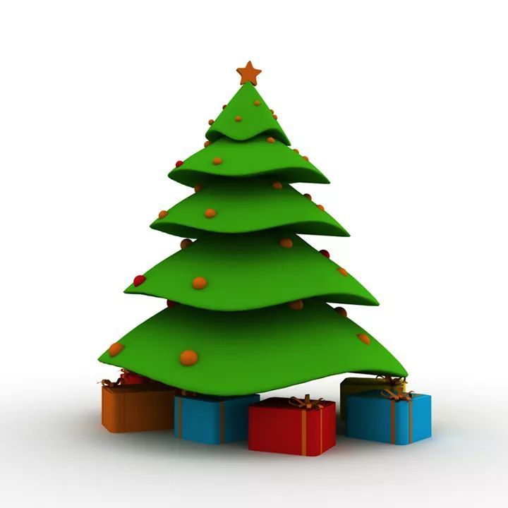 Christmas Tree with Presents