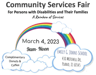 Community Services Fair-March 4th at EGJ School