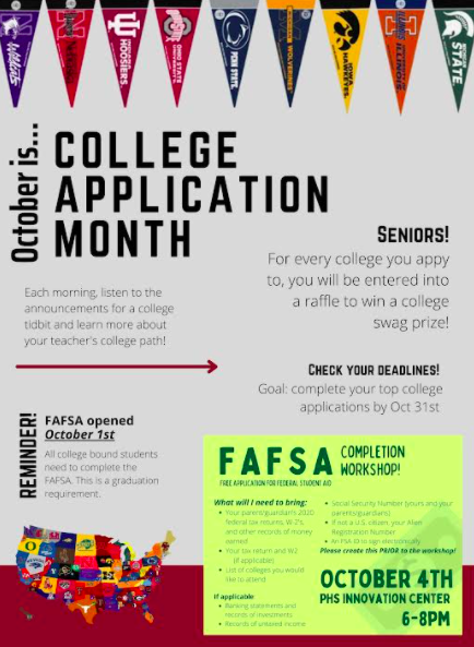 October is College Application Month