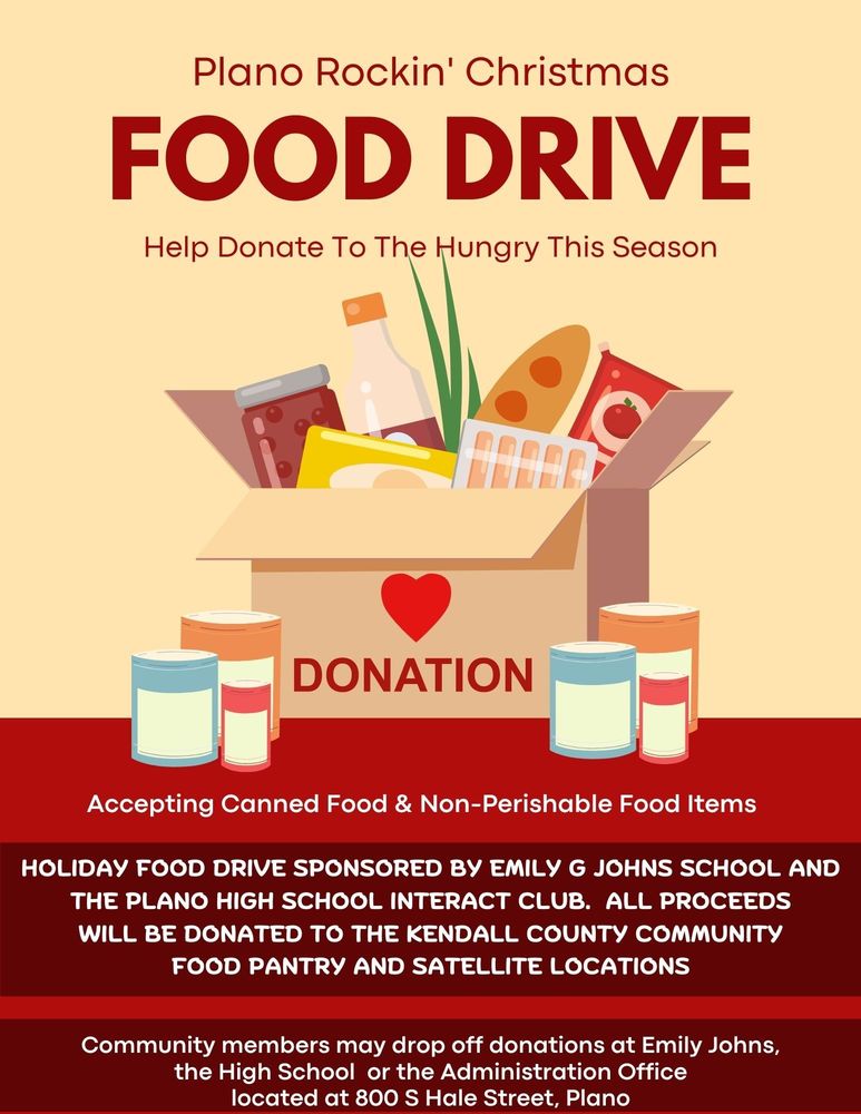Plano Rockin' Christmas Food Drive