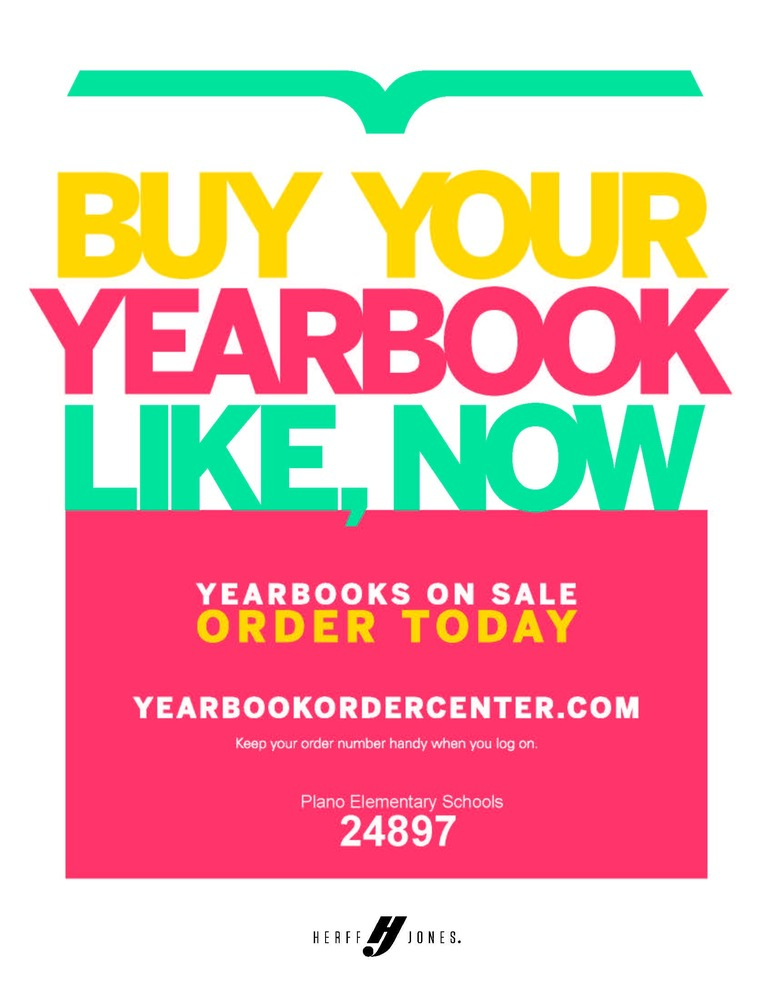 yearbook flyer