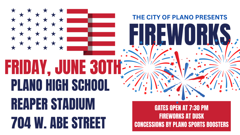 City of Plano Fireworks
