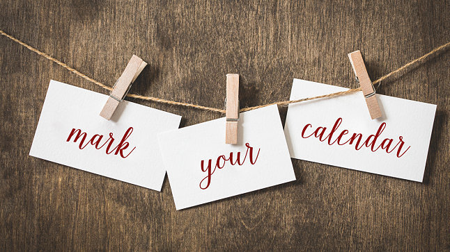 Oct/Nov Calendar at a Glance & More!