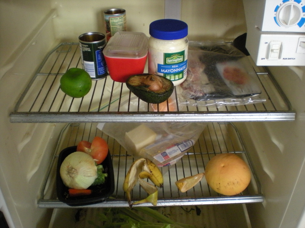 Empty refrigerator