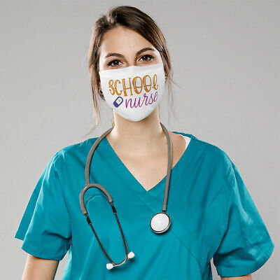 School nurse in scrubs