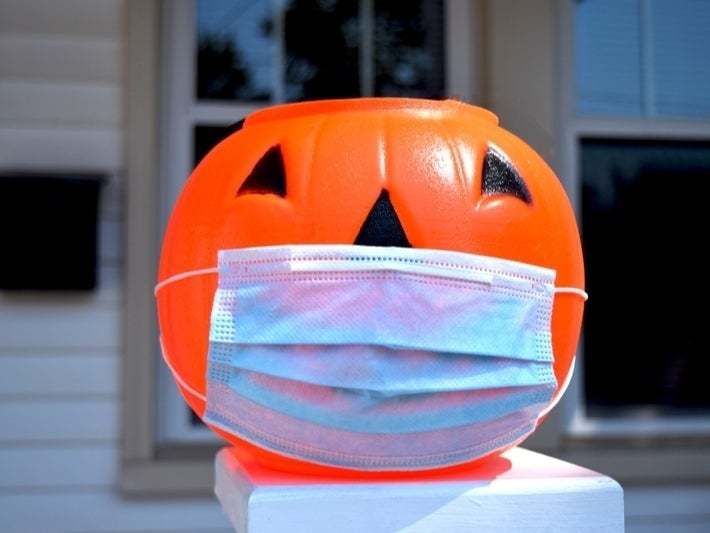Halloween Pumpkin with Mask