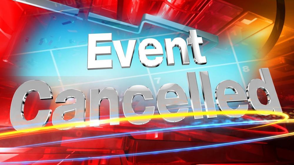 Event Cancelled