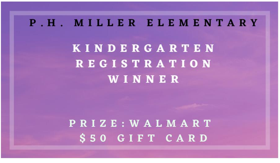 Prize: Walmart $50 gift card