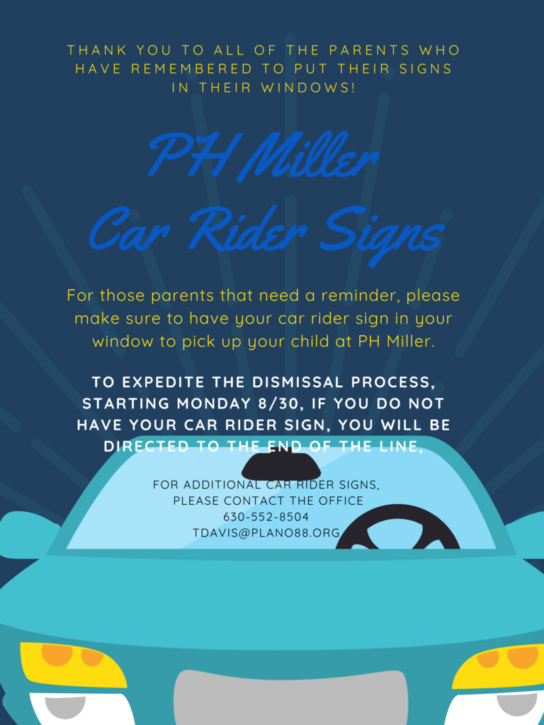 PH Miller Car Rider Flyer