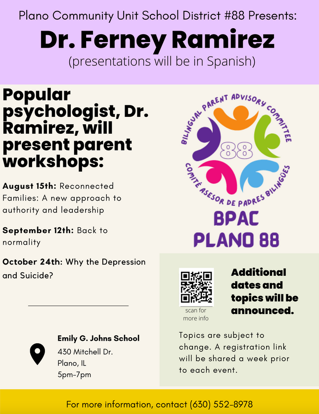 Dr Ferney Ramirez Workshop Flier