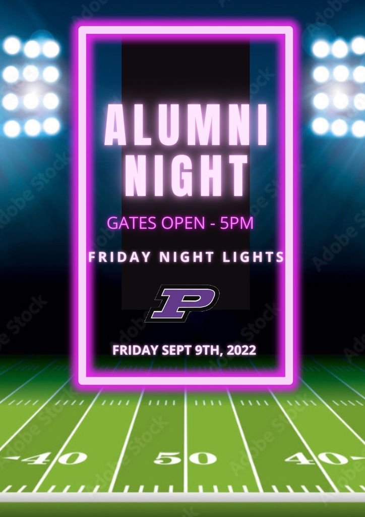 Alumni Night, Friday, September 9