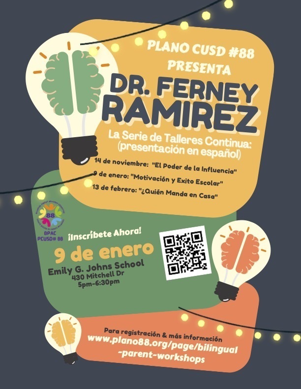 Dr. Ferney Ramirez Spanish para Enero 9 en la escuela EGJ