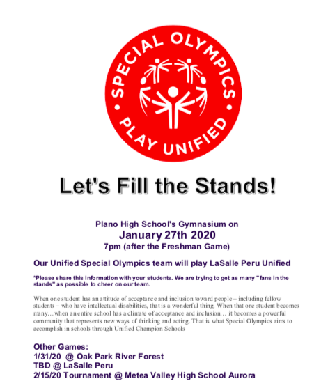 Special Olympics Flyer